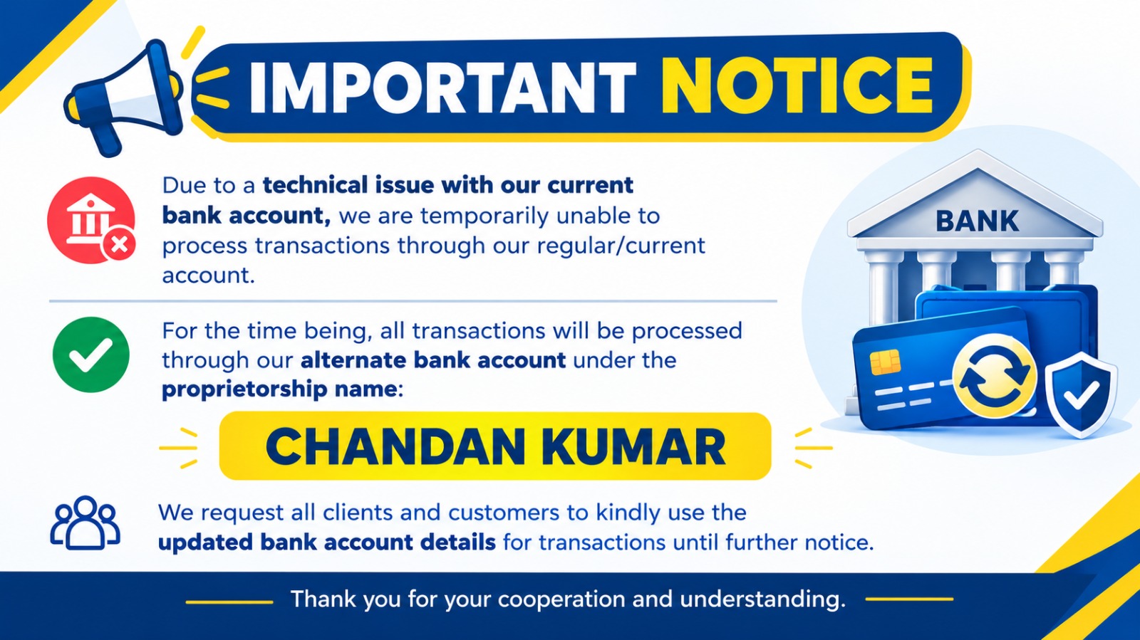 Important Notice